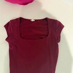 Garage Elegant Raspberry Women's Top